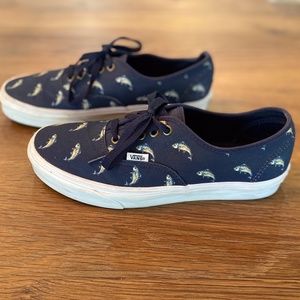 Vans Navy Fish Authentics - M 8.5 / W 10